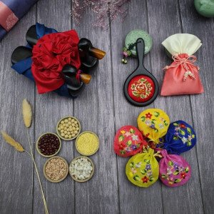 Black Korean Wedding Geese Set