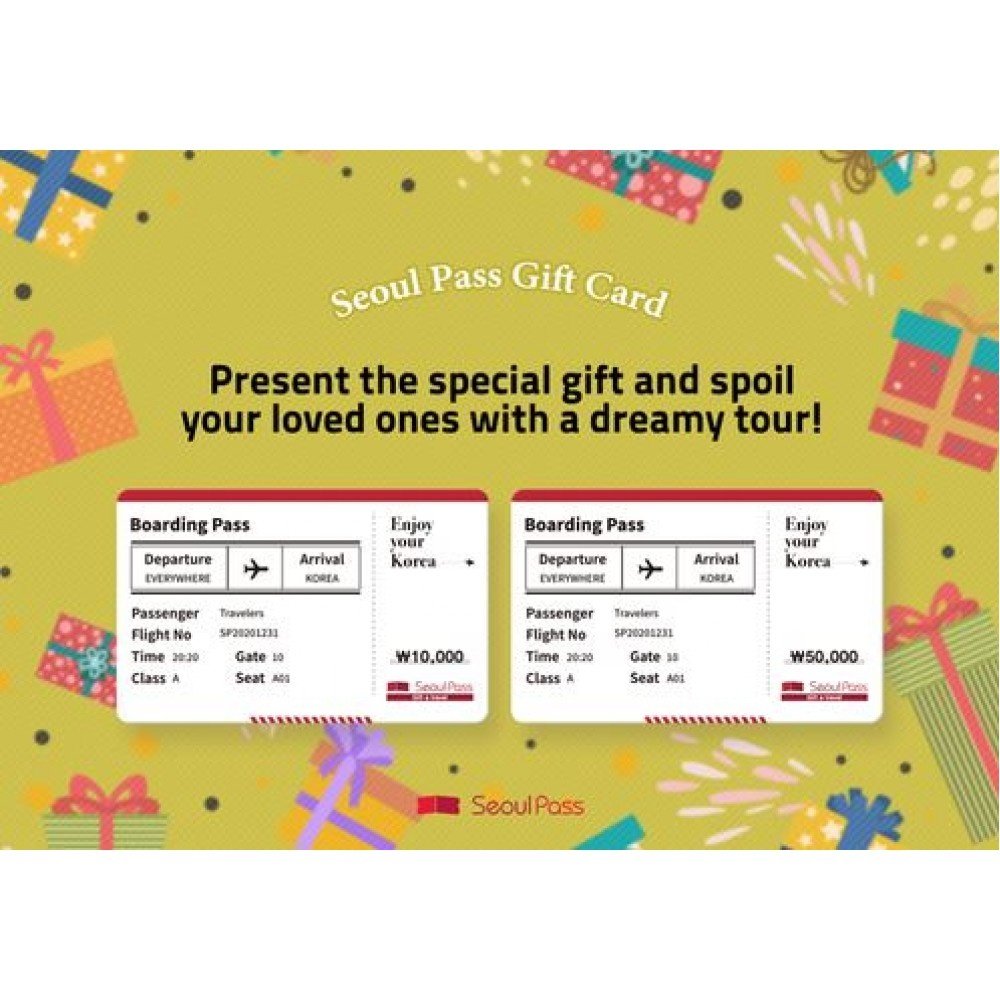 [Gift Card] [Free Delivery] Korea Travel Gift Card 10,000 won/50,000 won